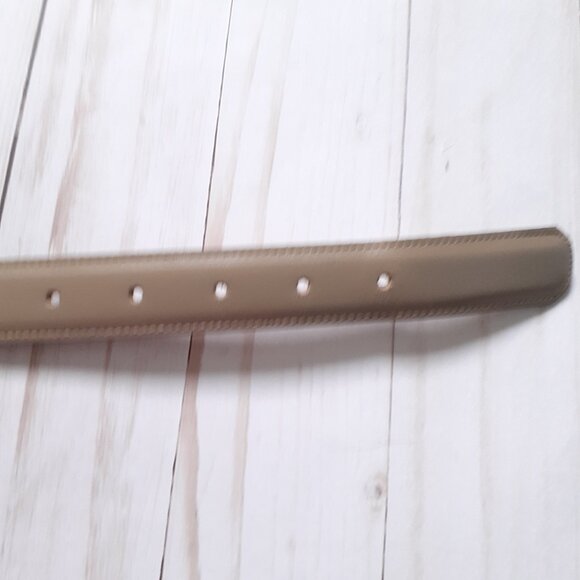 Nordstrom Women's Leather Belt Tan Size M - Picture 7 of 10
